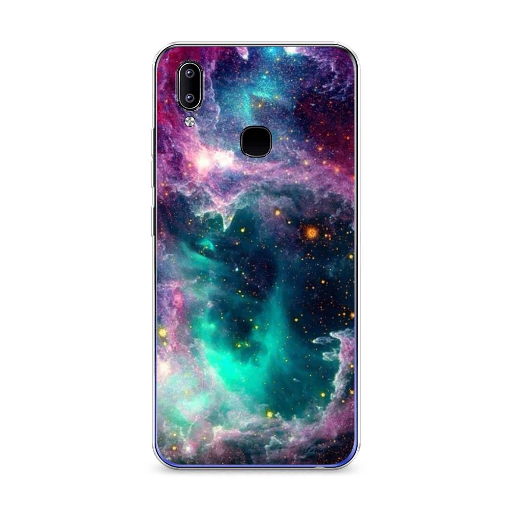 

Чехол на Vivo Y93 "Звездные облака", Розовый;бежевый, 263950-2