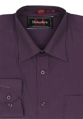 Рубашка мужская Maestro Boston 6 фиолетовая 43/178-186