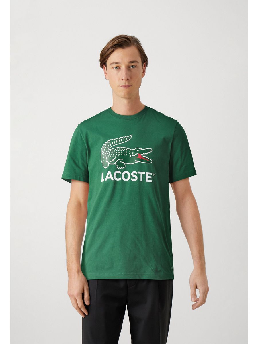 

Футболка мужская Lacoste LA221002M зеленая S, Зеленый, LA221002M