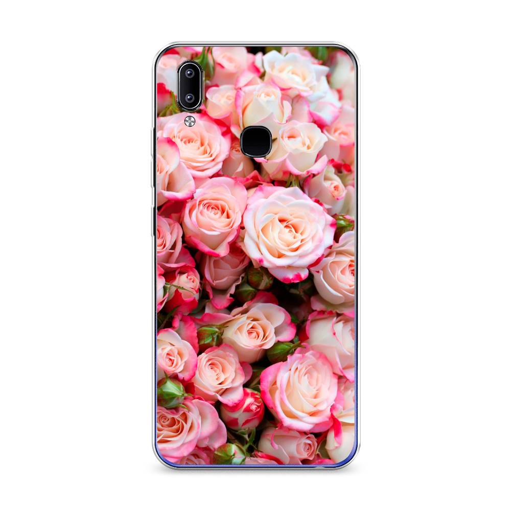 

Чехол на Vivo Y93 "Много роз", Розовый, 263950-2
