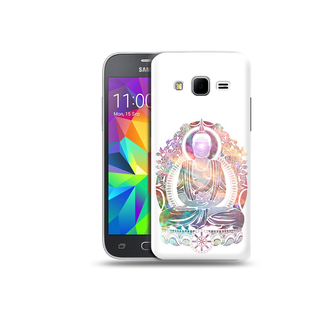 Чехол MyPads Tocco для Samsung Galaxy Core Prime умный мужчина абстракция