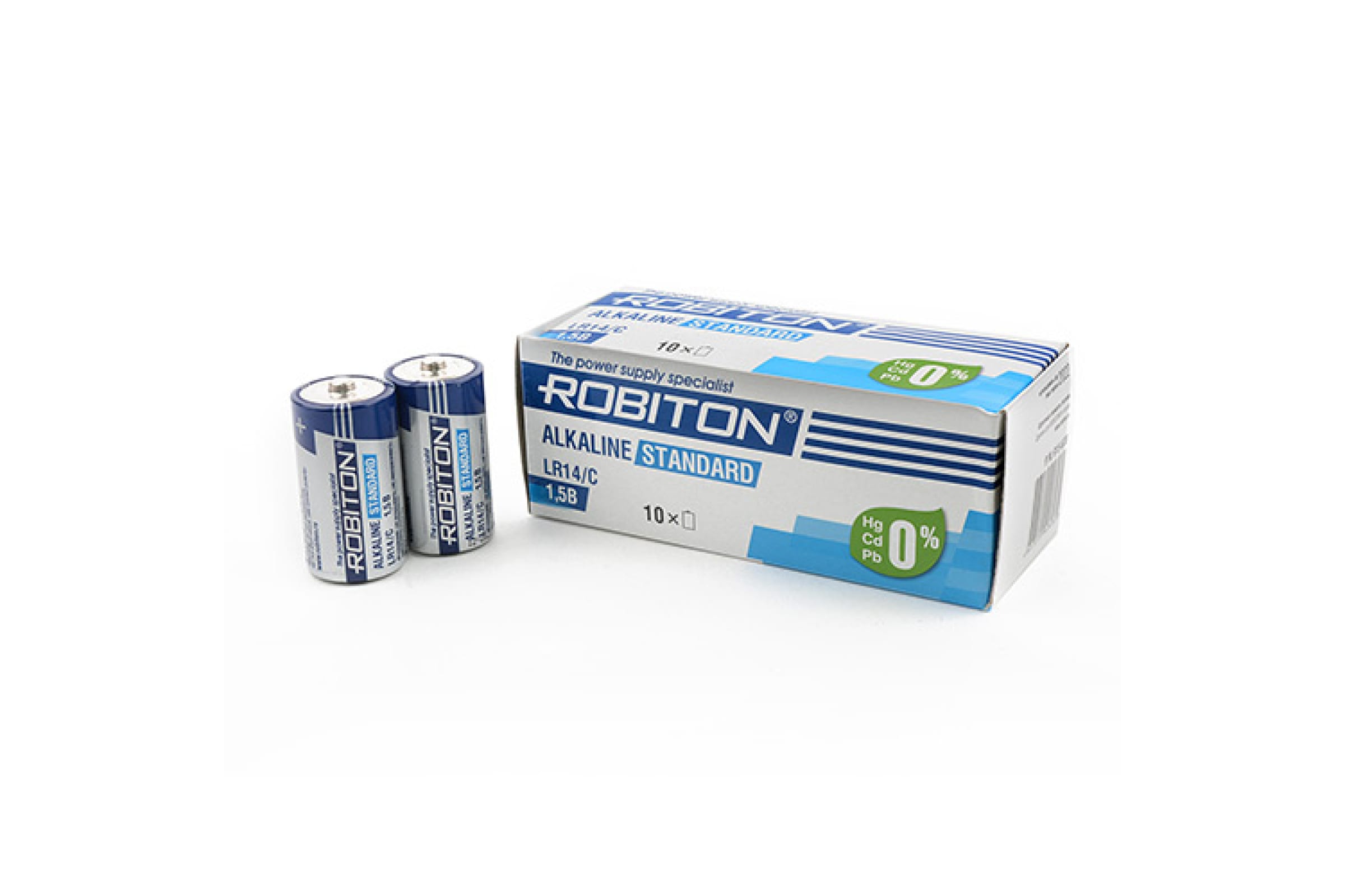 

Элемент питания ROBITON STANDARD LR14 BULK10, в упак 10 шт, 13984