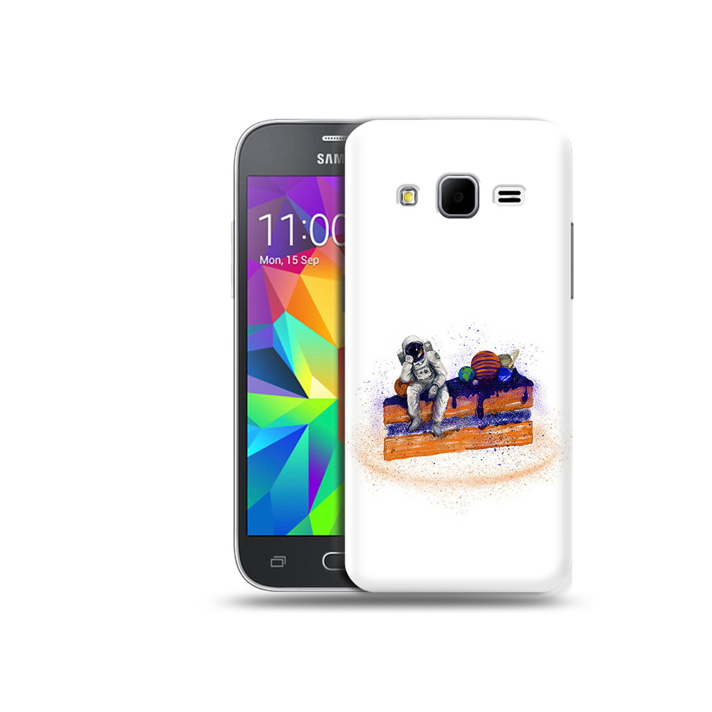 Чехол MyPads Tocco для Samsung Galaxy Core Prime торт с планетами (PT11933.566.648)