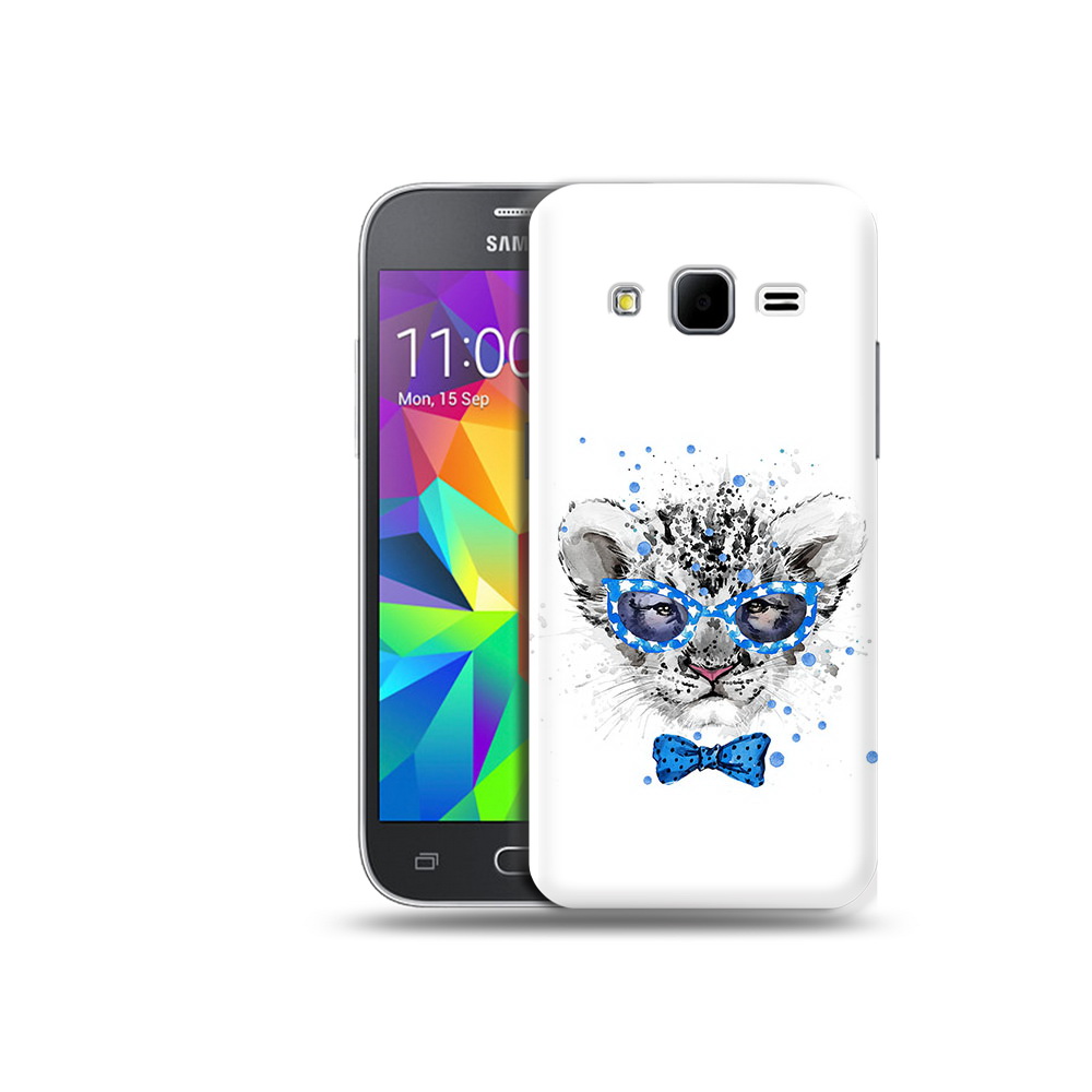 

Чехол MyPads Tocco для Samsung Galaxy Core Prime тигренок с бабочкой (PT11933.566.642), Прозрачный, Tocco