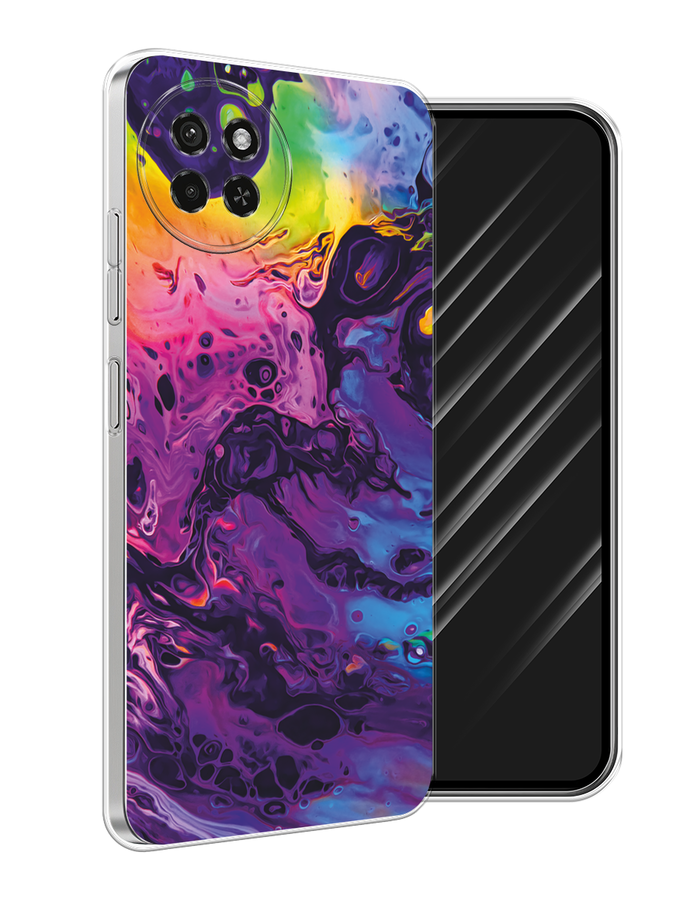 

Чехол Awog на Itel S23 "ACID fluid", Бордовый, 3201450-1