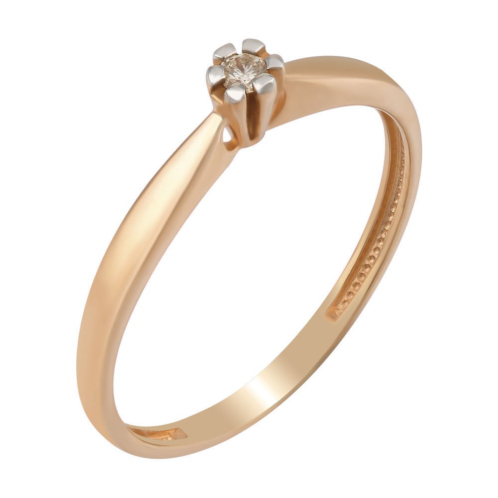 

Кольцо из золота р.  585Gold 101001377, бриллиант, 101001377
