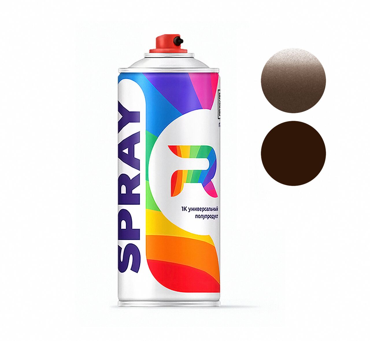 

Автомобильная краска Chevrolet - Liquor Brown (Базовая) RAL1 аэрозоль 520 мл, Chevrolet U475A, 475A, GD7 - Liquor Brown