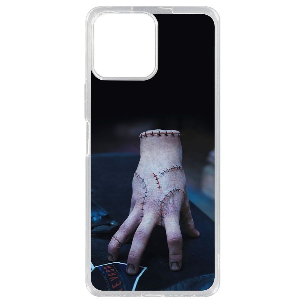 

Чехол-накладка Krutoff Clear Case Уэнсдей Аддамс - Вещь для Honor X8, Прозрачный