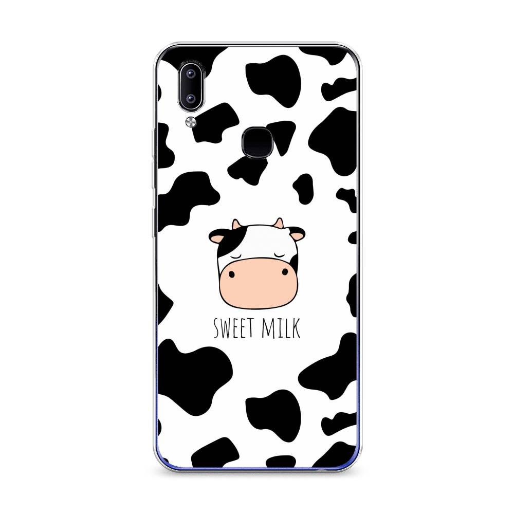 

Чехол на Vivo Y93 "Sweet milk", Розовый;белый;черный, 263950-1