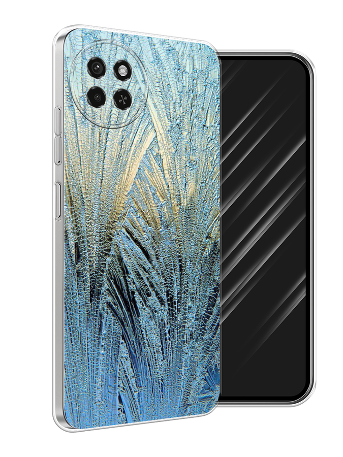 

Чехол Awog на Itel S23 "Лёд", Голубой, 3201450-1