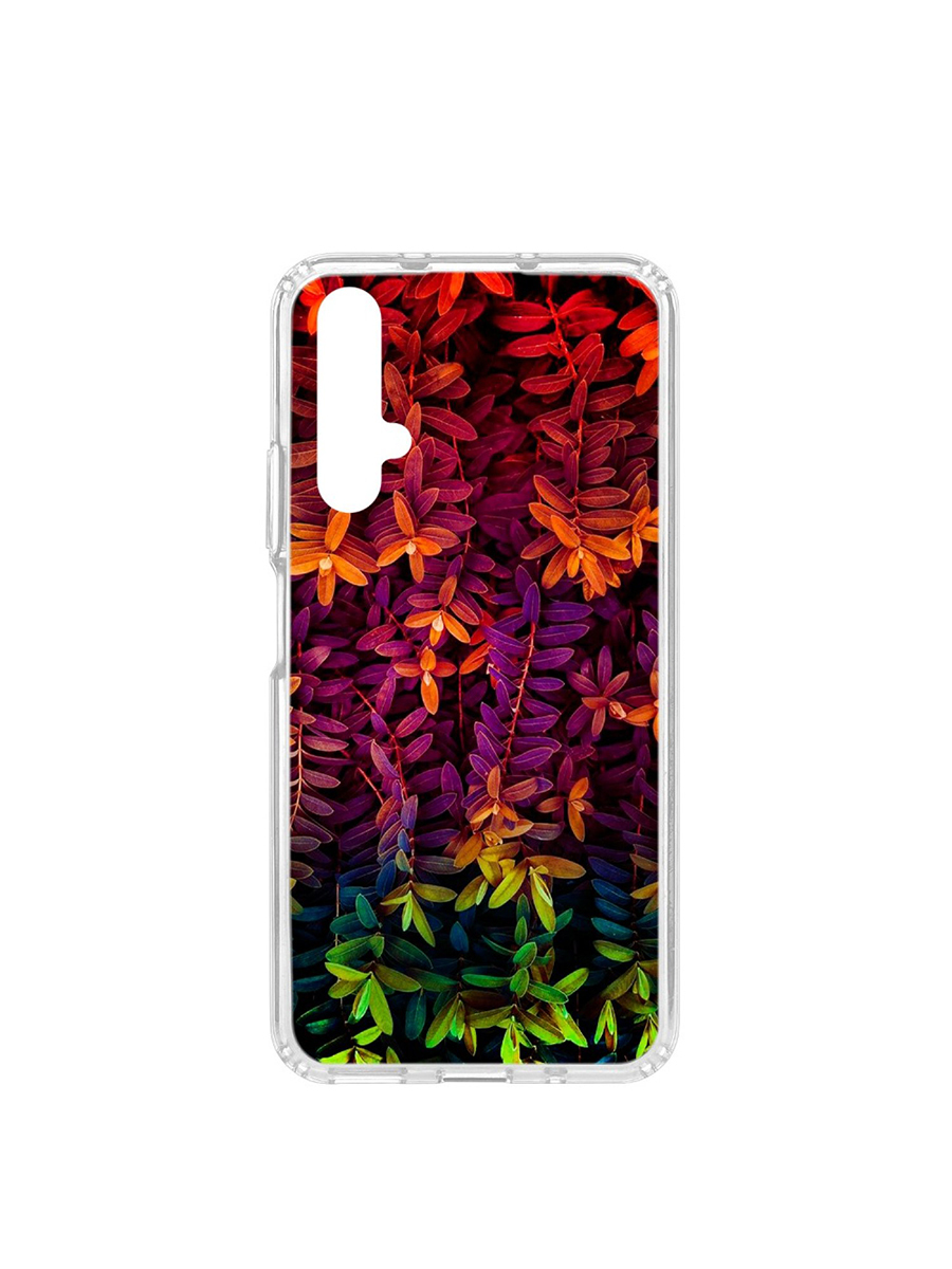 фото Чехол на huawei honor 20 kruche print neon leaves кruче