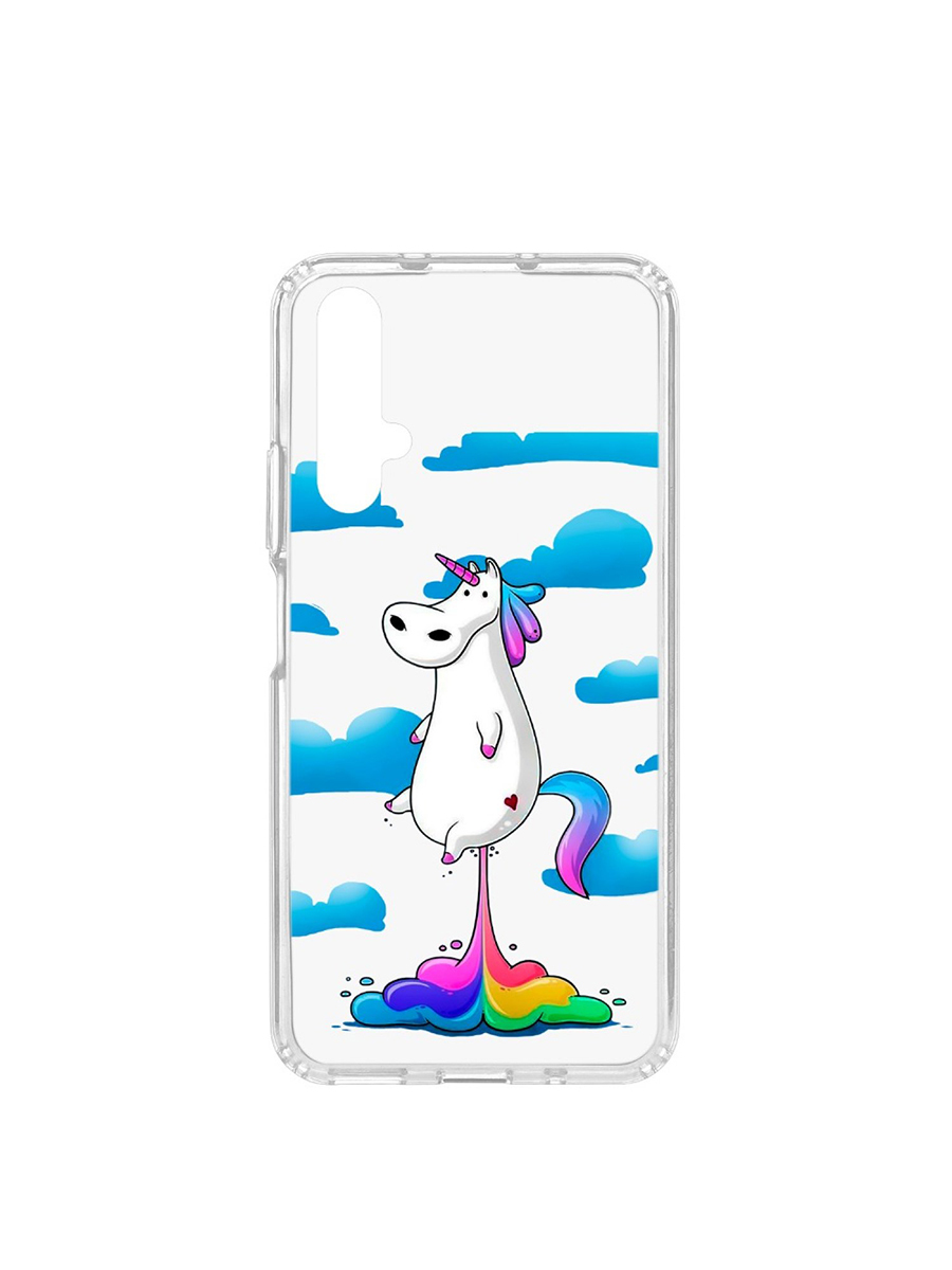 фото Чехол на huawei honor 20 kruche print flying unicorn кruче