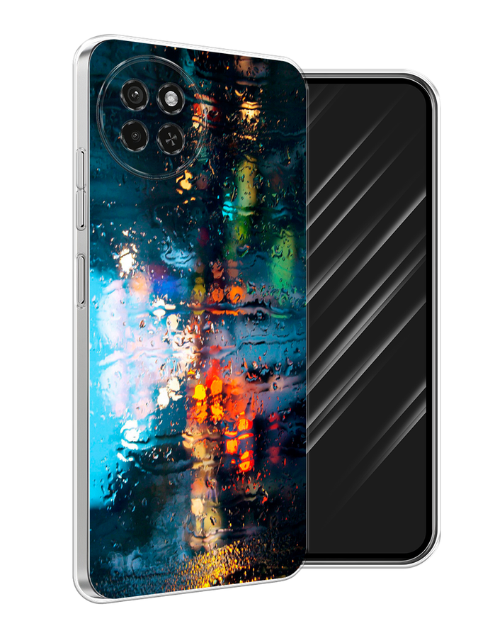 

Чехол Awog на Itel S23 "Абстракция 28", Бирюзовый, 3201450-1