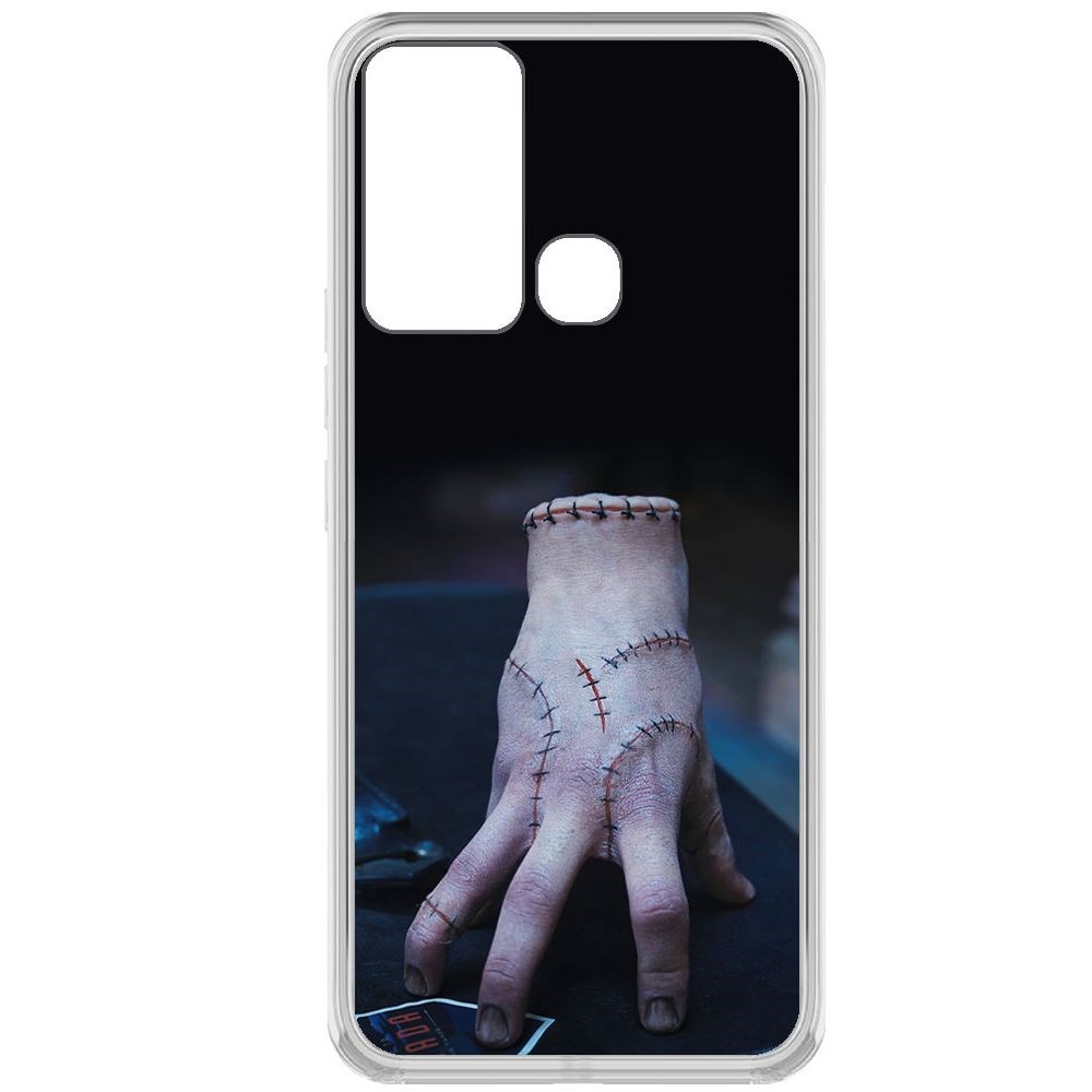 

Чехол-накладка Krutoff Clear Case Уэнсдей Аддамс - Вещь для INFINIX Hot 12i, Прозрачный
