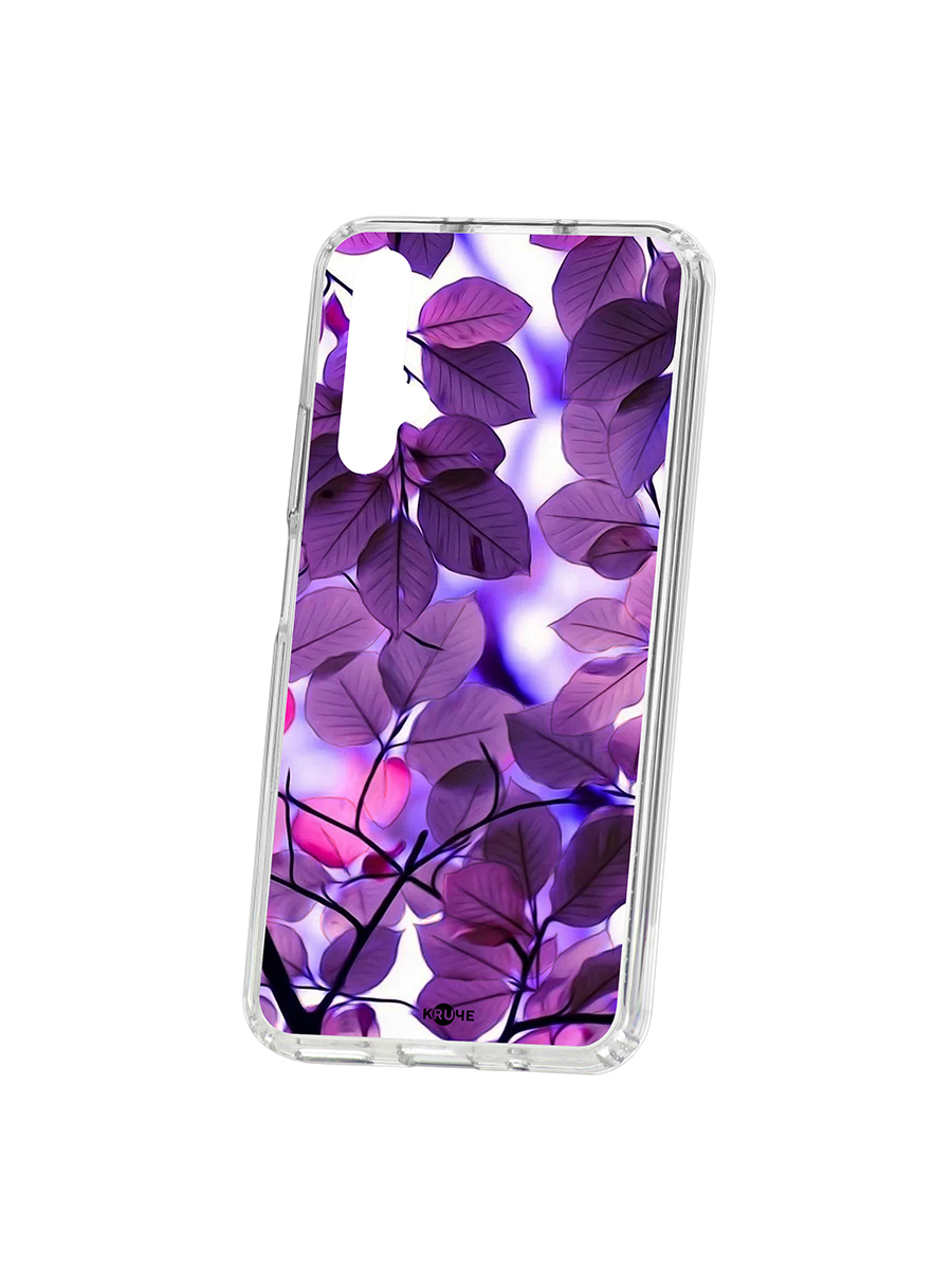 фото Чехол на huawei honor 20 kruche print purple leaves кruче