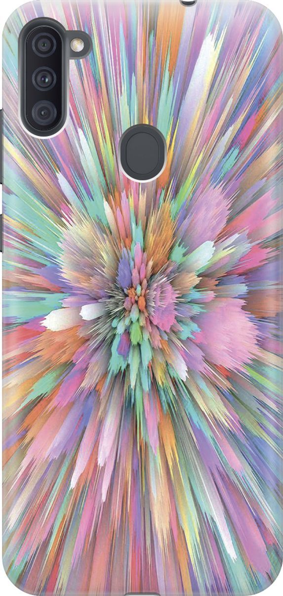 

Чехол на Samsung Galaxy A11/M11 с принтом "Красочный взрыв", Голубой;розовый, 7050