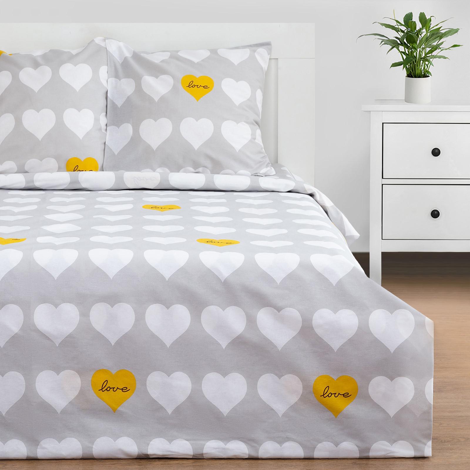 

Постельное белье Этель дуэт "Heart" 143x215см-2шт,220x240см,70x70см-2шт