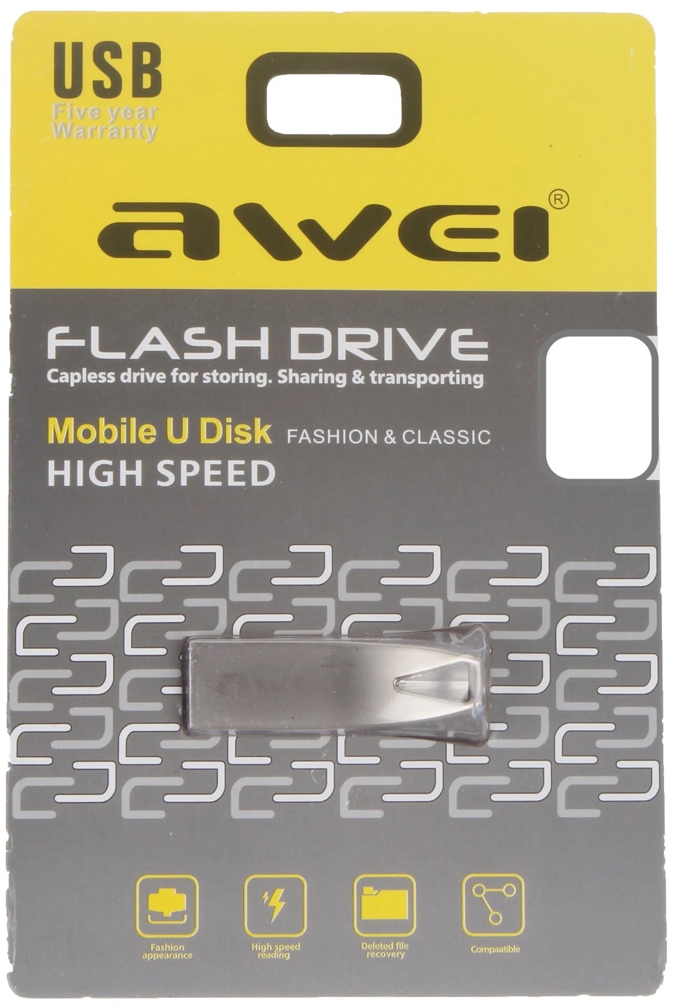 

Флешка AWEI USB Flash Drive 32 ГБ, USB Flash Drive 32 ГБ