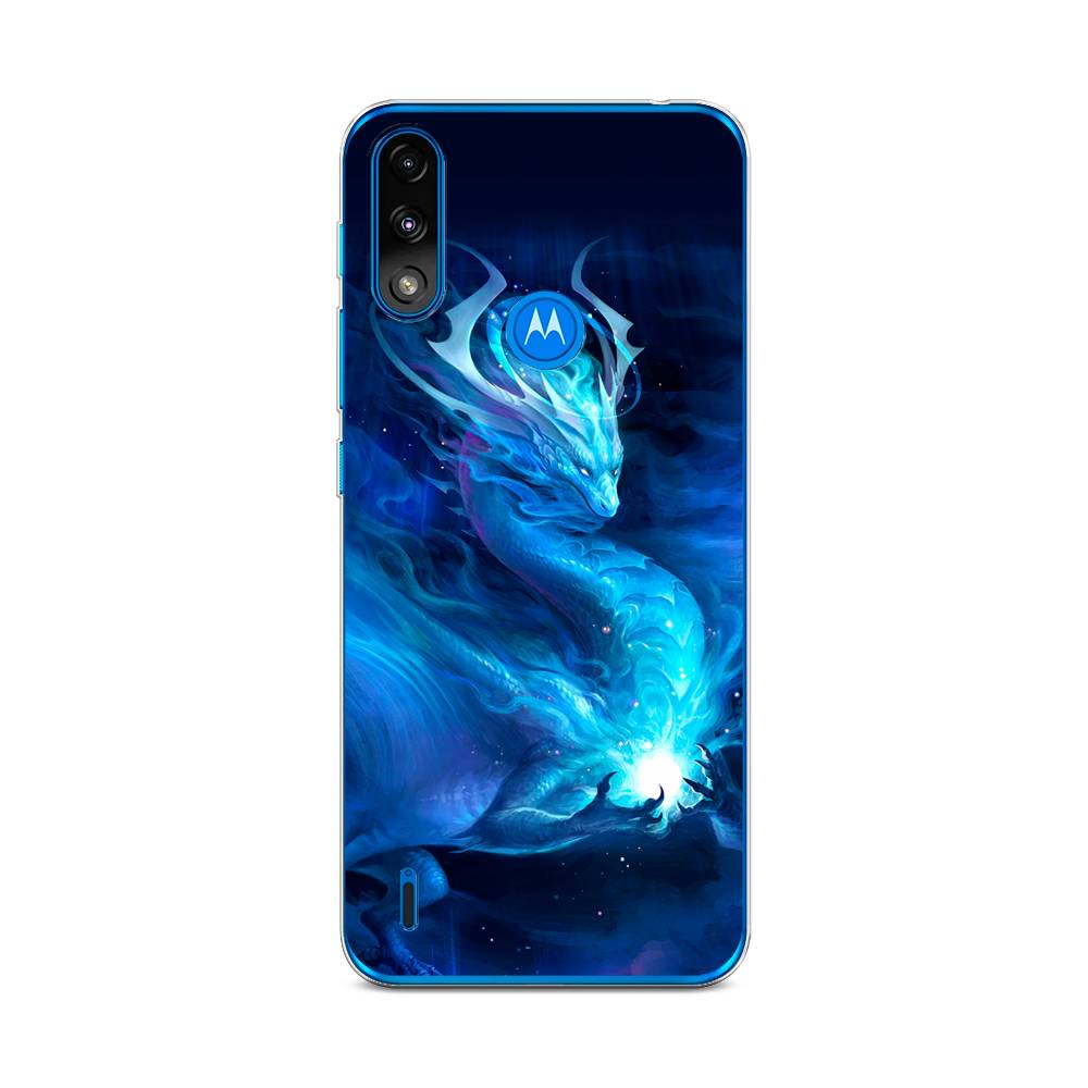 

Чехол Awog на Lenovo K13/Motorola Moto E7 Power "Лунный дракон", 242450-1