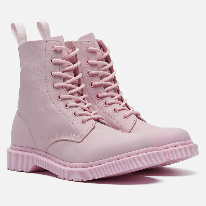 

Ботинки женские Dr. Martens 1460 Pascal Mono Lace Up розовые 39 EU, 1460 Pascal Mono Lace Up