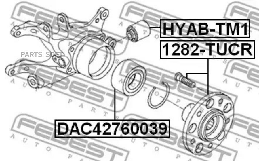 

FEBEST С-б.зад.подвески HYUNDAI IX35TUCSON 10MY 2009- FEBEST HYAB-TM1