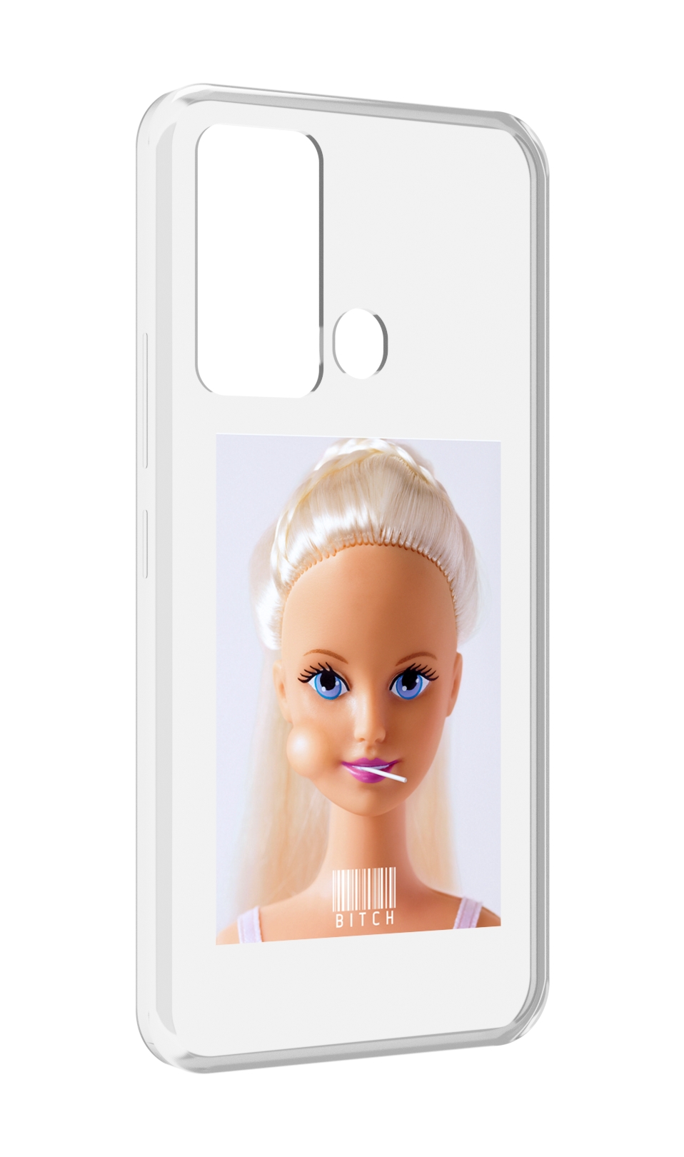 

Чехол MyPads барби для ITEl Vision 3, Прозрачный, Tocco