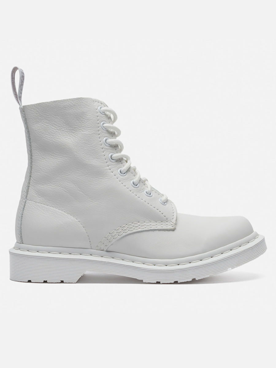 

Ботинки женские Dr. Martens 1460 Pascal Virginia Mono белые 39 EU, 1460 Pascal Virginia Mono