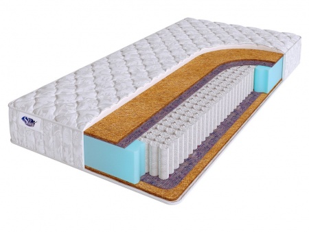 

Матрас SkySleep 215 x 185 NATURE Forma Cocos S1000, Белый, NATURE FORMA COCOS S1000