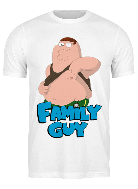 

Футболка мужская Printio Гриффины белая 2XL, Белый, Гриффины