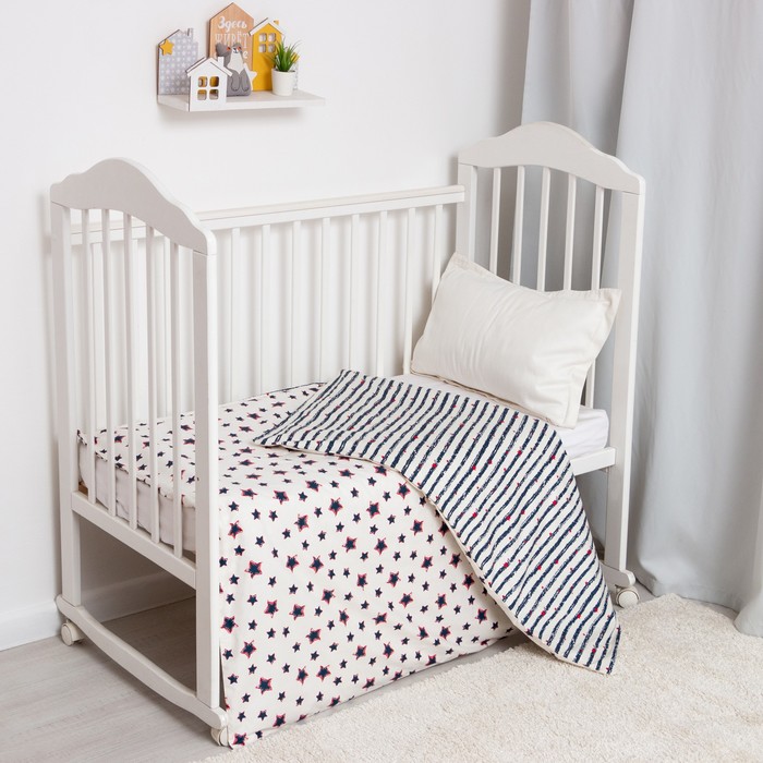 

Пододеяльник "LoveLife" Blue stars, 112х147см, 100% хлопок, сатин