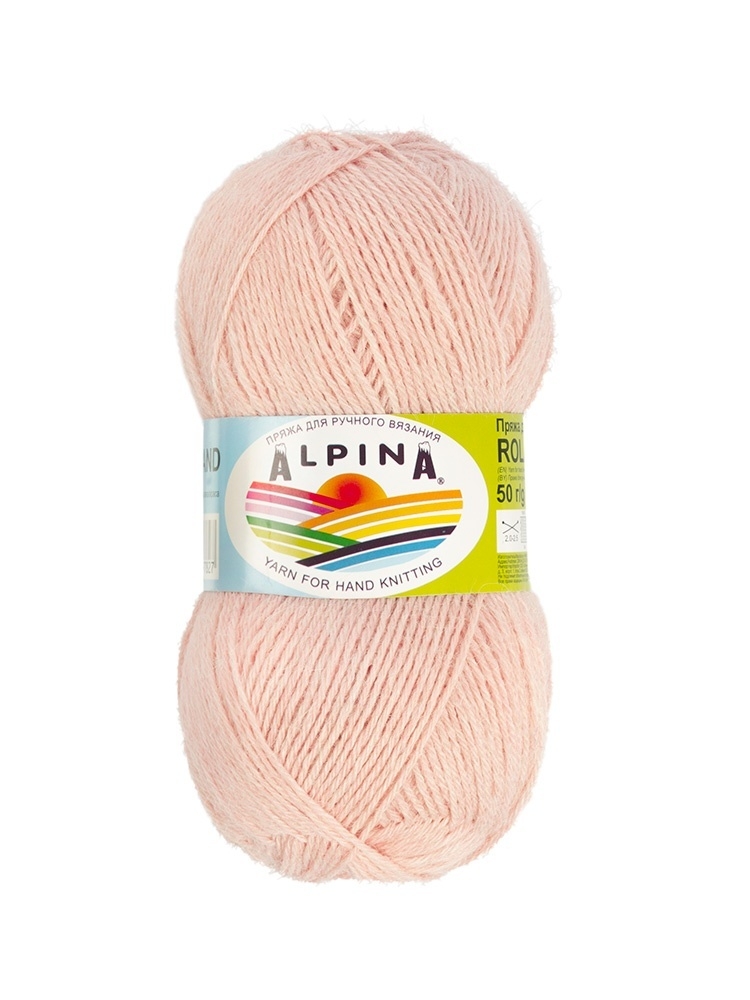 фото Набор пряжи alpina roland, 100% альпака, 4*50 г, 200 м+-10 м, №39, светло-розовый