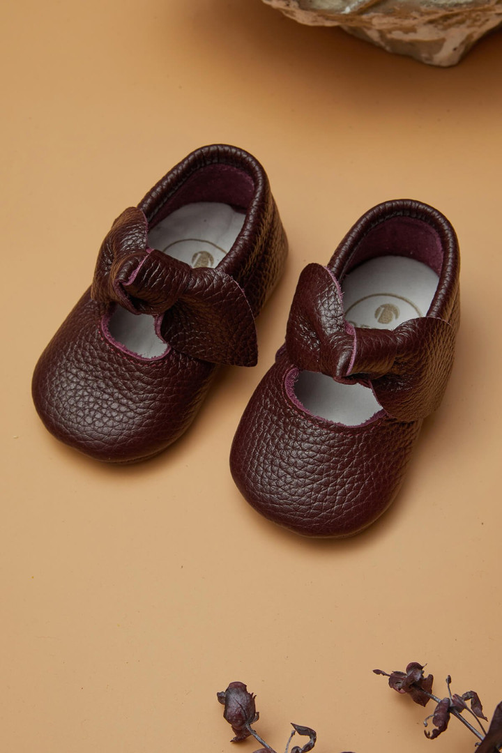 

Пинетки для малышей Deriza Бордовый 17 (доставка из-за рубежа), DRZ7102B