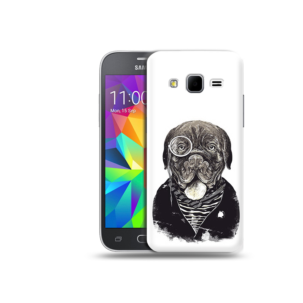 

Чехол MyPads Tocco для Samsung Galaxy Core Prime солидный песик (PT11933.566.615), Прозрачный, Tocco