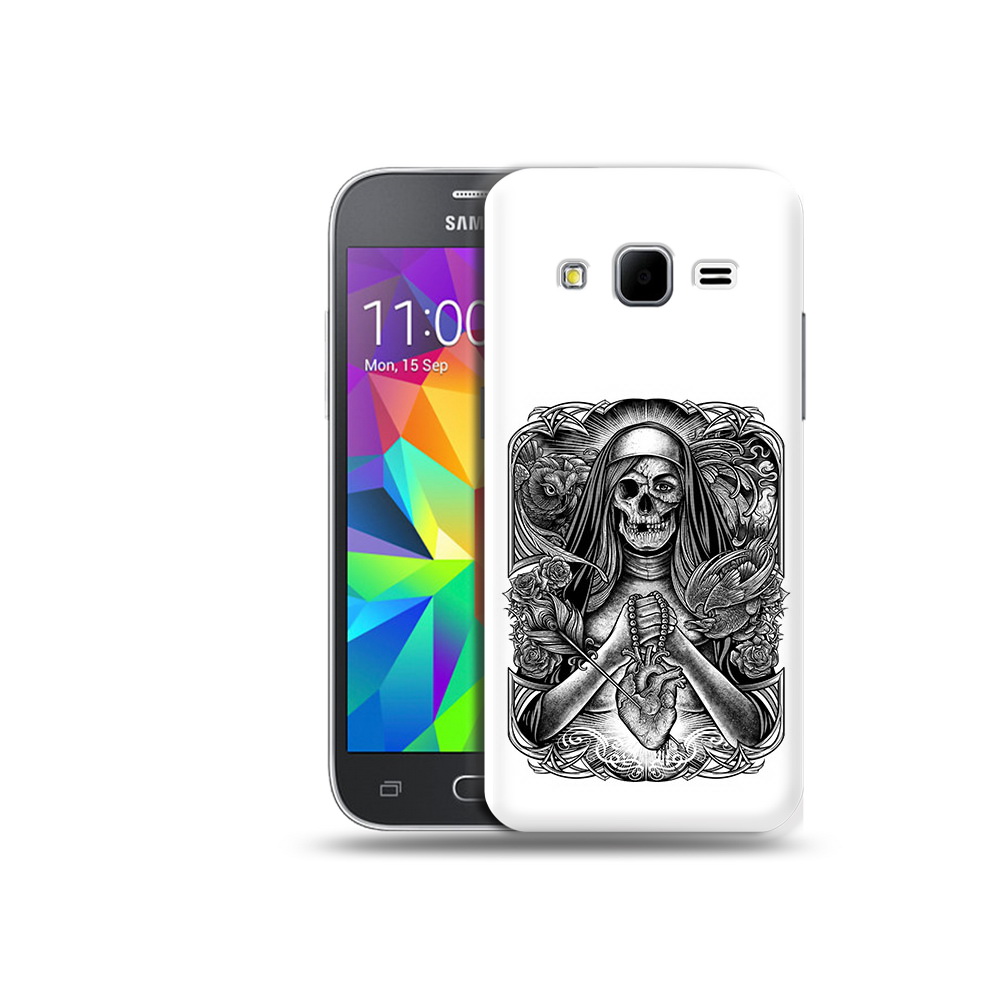 

Чехол MyPads Tocco для Samsung Galaxy Core Prime скелет с сердцем (PT11933.566.603), Прозрачный, Tocco