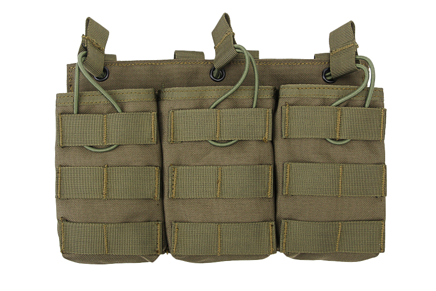 

Подсумок WoSporT магазинный открытый тройной для G36 OD (MG-19-OD)