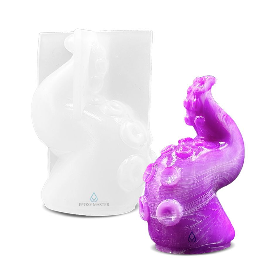 

Силиконовый молд EPOXYMASTER Фигурка щупальца осьминога, 6х5см, Прозрачный, Щупальца осьминога