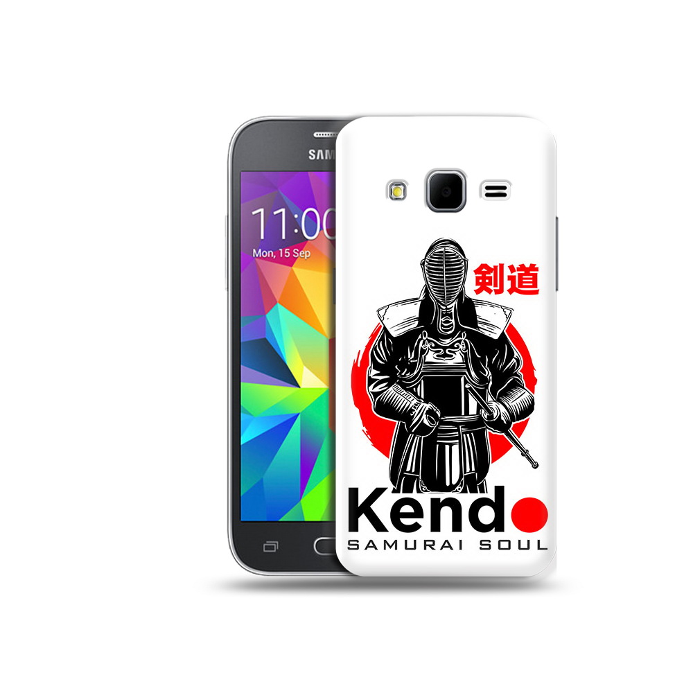 

Чехол MyPads Tocco для Samsung Galaxy Core Prime рисованый самурай (PT11933.566.581), Прозрачный, Tocco