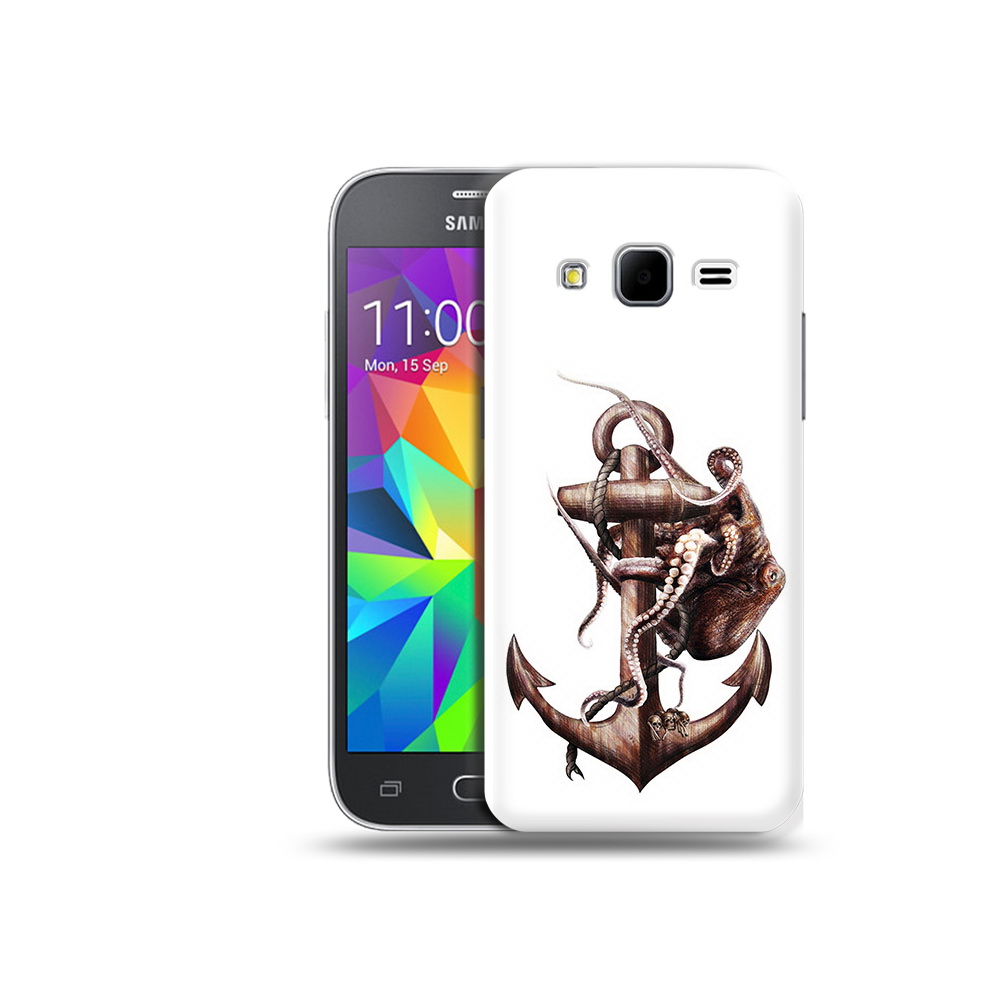 

Чехол MyPads Tocco для Samsung Galaxy Core Prime ржавый якорь (PT11933.566.579), Прозрачный, Tocco