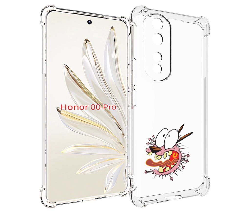 

Чехол MyPads испуганный бобик для Honor 80 Pro, Прозрачный, Tocco