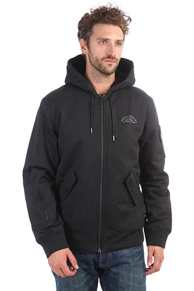 

Куртка мужская Quiksilver EQYJK03436 черная M, Черный, EQYJK03436