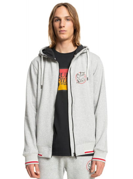 

Толстовка мужская Quiksilver EQYFT04466 серая XL, EQYFT04466