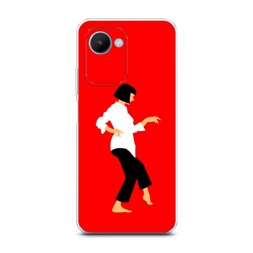 

Чехол Awog на Realme C30S 4G "Криминальное чтиво 1", Красный;белый;черный, 2511650-7