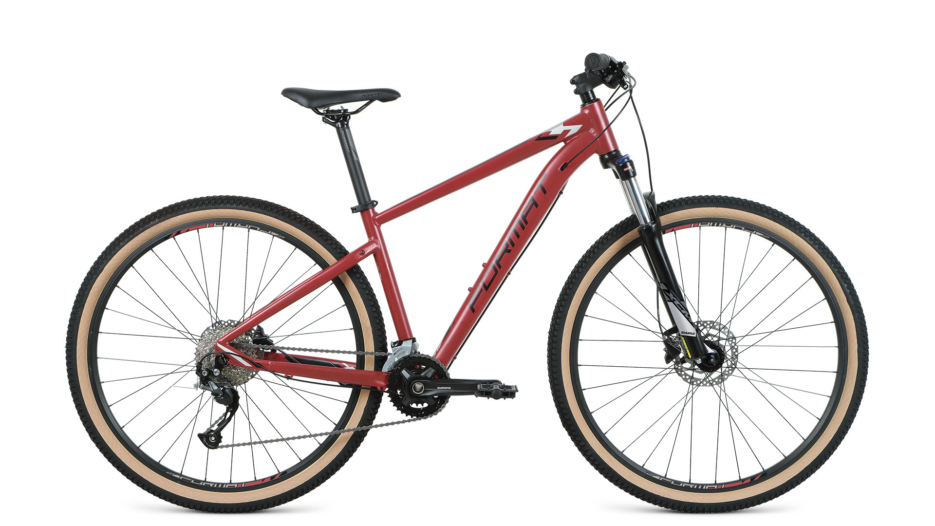 Велосипед Format 1412 27,5 2021 L темно-красный матовый