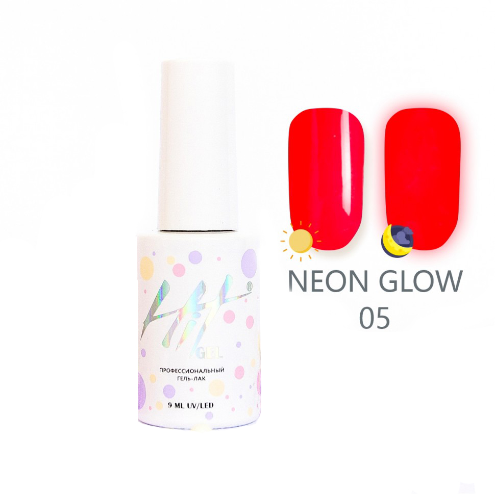 фото Гель-лак hit gel neon glow №05