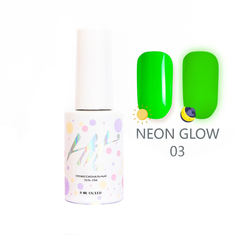 фото Гель-лак hit gel neon glow №03