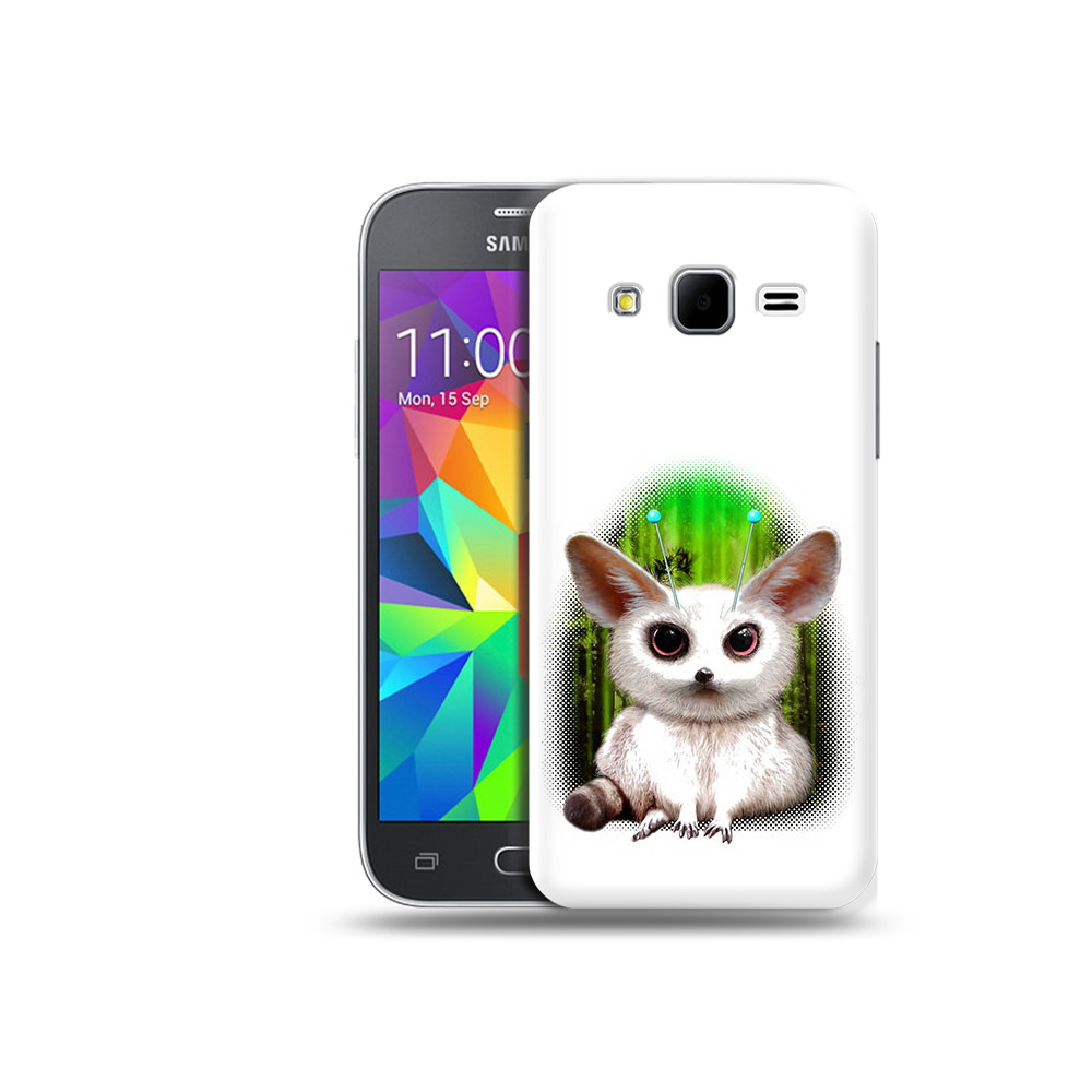 

Чехол MyPads Tocco для Samsung Galaxy Core Prime пушистое животное (PT11933.566.560), Прозрачный, Tocco