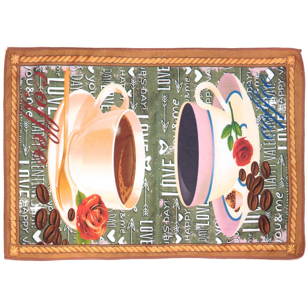 

Полотенце кухонное махровое, 40х57 см, микрофибра, Чаепитие, Китай, Y8-2949