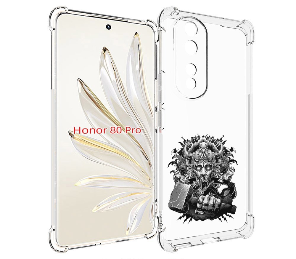 

Чехол MyPads злой тор для Honor 80 Pro, Прозрачный, Tocco