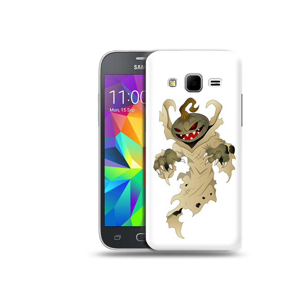 

Чехол MyPads Tocco для Samsung Galaxy Core Prime призрак хэллоуина (PT11933.566.555), Прозрачный, Tocco