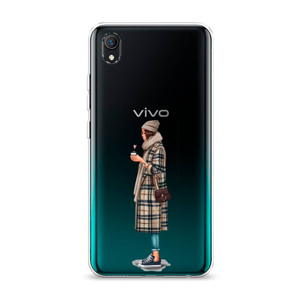 

Чехол на Vivo Y91c "Утренний кофе", Коричневый;бежевый, 263250-6